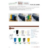 Collecteurs de déchets - Poubelle tri sélectif modulable Mix & Match intérieur - Bacs de 40, 60 ou 80L - 7 coloris_3