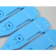 Scellé PP à tige lisse - Longueur 300 mm - Tige Ø4 mm - Platine 67.5x30 mm - Bleu_3