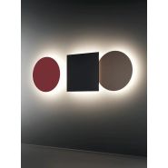 Applique ou plafonnier LED PUZZLE-MEGA - formes géométriques rondes et carrées, finitions mattes, dimensions variées_3