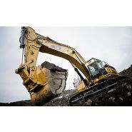 Godet d'excavation à usage normal avec lame de nivellement - caterpillar finance france - 1 600 mm (63 in) - poids 1229 kg_3