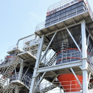 Installation de fabrication de sable sec série VU - débit 100 t/h - système d'agrégats haute efficacité et sans poussière_3