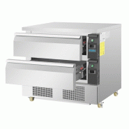 Soubassement double réfrigération 2 tiroirs Série U 4x GN 1/1 DA996 Polar_3