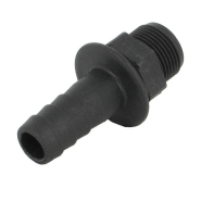 Raccord annelé - Droit - M 3/4