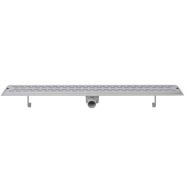 Vidaxl drain de douche linéaire 2pcs ligne 1030x140mm acier inoxydable 275958_3