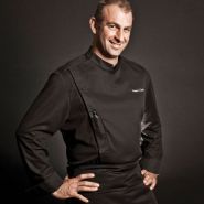 C-One - Veste de cuisine homme - Clément Design - Col officier - Hybrid Wear, manches courtes ou longues_3