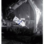 Brise-roches hydraulique gamme F6 - platine FT - Modèle F6 TR - Poids opérationnel 365 kg - Hauteur avec pic 1450 mm_3