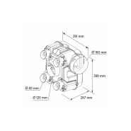 VMC simple flux basse consommation Evia - 22 dB(A) - Gestion humidité avec double sonde - Alimentation Mono 230V_3