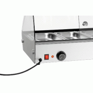 Présentoir chauffant R6 6 x GN 1/3 Bartscher_3