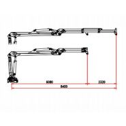 R 130 MS2 Grue auxiliaire - Bob SPA - Capacité de levage 130 kNm - Extension hydraulique 8,40 m_3