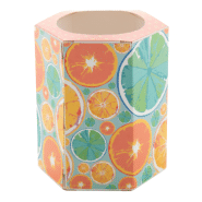 Pot à crayons hexagonal en papier personnalisable - Marquage quadri inclus - Minimum 100 pcs_3