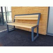 Banc MIAMI STEEL - Design urbain en acier avec finition polyester - Personnalisable_4