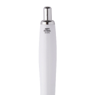 Stylo antibactérien à bille en plastique - Corps antibactérien, pièces chromées et recharge bleue - Conforme ISO 22196:2011_3