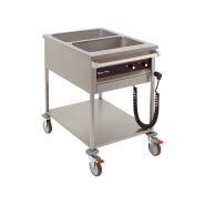Chariot bain-marie - Frigotherm - 2 ou 4 cuves GN 1/1 sur chariot ou armoire chauffante_3