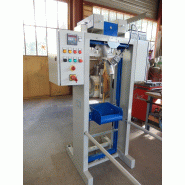 Ensacheuse gravitaire VAG 05 - pour sacs valves 25kg de billes plastiques, déplaçable sur roulettes_3