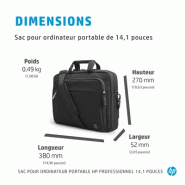 Sacoche pour ordinateur portable HP Professional 14,1 pouces_3