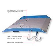 WB984560 - Rampe d'accès pour conteneur - Global Equipment Company Inc - capacité 15,000 lbs - en acier soudé pour usage intensif_3