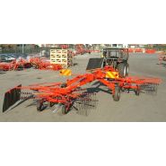 Andaineur d'une largeur de transport de 2 mètres