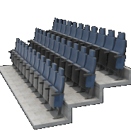 Fauteuil VIP MATCH - Sièges VIP pour stades, arénas sportives et zones de préférence_3