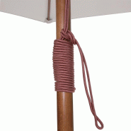 Parasol rond gris Bolero 3m_3