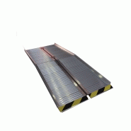 Rampe pliable en aluminium - 153cm x 74cm - Capacité 250kg - Modèle RDP40102_3