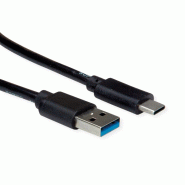 Roline rm câble usb 3.2 gen 2, a-c, m/m, noir, 2 m_3
