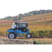 Tracteur enjambeur Bobard à voie réglable de 1,30 à 1,50 m