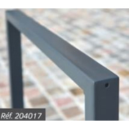 Appui vélos de style contemporain et épuré en 2 versions: classique ou avec tôle signalétique - MILAN_3