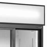 Armoire réfrigérée 2 portes vitrées coulissantes avec canopy 462 L | Tefcold - FSC891S_3
