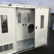 Container de décontamination à 3 compartiments - SAS matériel aluminium avec barrière dynamique_3