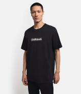 T-shirt manches courtes S-Box - Réf: NP0A4GDR - 100% coton - Logo Napapijri Geographic_3