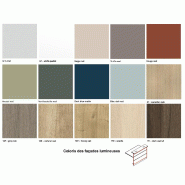 Bureau d'accueil en vague Valde - MDD - Blanc brillant, Droite_3