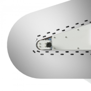 Ponceuse de chants HBK 3200 - idéale pour le meulage des bords courbes - 150mm x 3200mm - 3kW_3