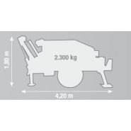 Treuil hydraulique VM 6000 DC - Volta - pour pose de câbles souterrains et lignes aériennes - tirage max. 6500 daN_3