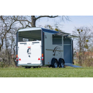 Remorque pour transport d'animaux - Cheval liberté maxi 4 - 4 places diagonales_3