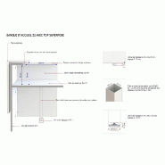 Banque d'accueil Z2 blanche avec accès handicapés - Officity - 206, Beige, Droite, Blanc_3