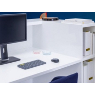 Banque d'accueil moderne et lumineuse à éclairage LED - VALDE - avec configurations ergonomiques et options sur mesure_3