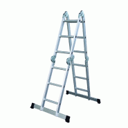 Échelle transformable multi-positions Centaure - Aluminium, plateforme 4x3, articulations automatiques, charge 150 kg_3