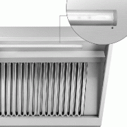Hotte murale inox - 2m60 - avec moteur, régulateur, filtre et éclairage | Profondeur 900 mm_3