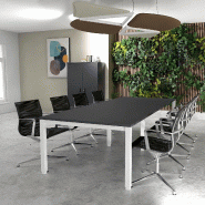 Table de reunion tempo 8-10 personnes - MOBEL LINEA - blanc 9010, anthracite, 300_3