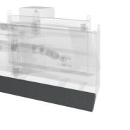 Lame tiltdozer LTD - Inclinable hydraulique ±25° - Oscillation hydraulique ±8° - Arête de coupe HB 400_3