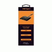 MCL MD1B99AUSB3C559 station d'accueil USB 3.2 Gen 1 (3.1 Gen 1) Type-A Noir_3