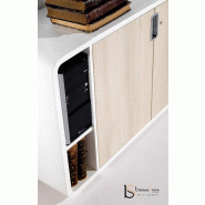 Armoire basse série Open - Mobel Linea - Blanc_3