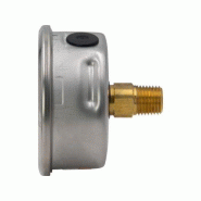 G2538R, Manomètre, 63 mm Face, Raccordement centre arrière, Bain de glycérine, 1000 bar pression maximale_3