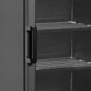 Congélateur vertical de vitrine noir L.595mm 1 porte TEFCOLD_3