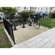 Support de vélos fabriqué en France avec peinture personnalisable