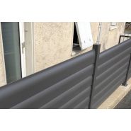 Kit de palissade en aluminium avec entretoises et accessoires inclus