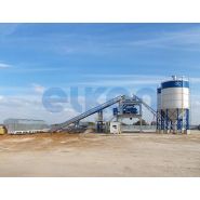 Centrale à béton fixe Elkomix-135 - 135 m³/h - Capacité flexible et haute performance_3