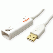 ROLINE Rallonge USB 2.0 blanche pour 12.04.1085, 12 m_3