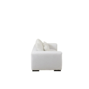 Canapé design LITA - 5 coussins blancs - Luxueux et confortable_3