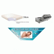 Canapé-lit compact 3 places Denso Rapid Express 140 cm - Microfibre marron - Matelas 18 cm mousse haute résilience_3
